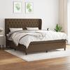 Maison Exclusive - Lattenrost mit Matratze Dunkelbraun 160x200 cm