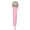 Kids Wired Microphone 3.5mm Plug Low Distortion Portable Music Toy Children Singing Mic for Karaoke Family Party Pink