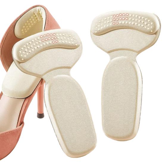 2/4 Pairs Shoes Heel Pads Anti-Slip Heel Liner Protectors Cushion Too Big Loose Shoes Heel Inserts Filler Blister Prevention Pain Relief Heel Grips