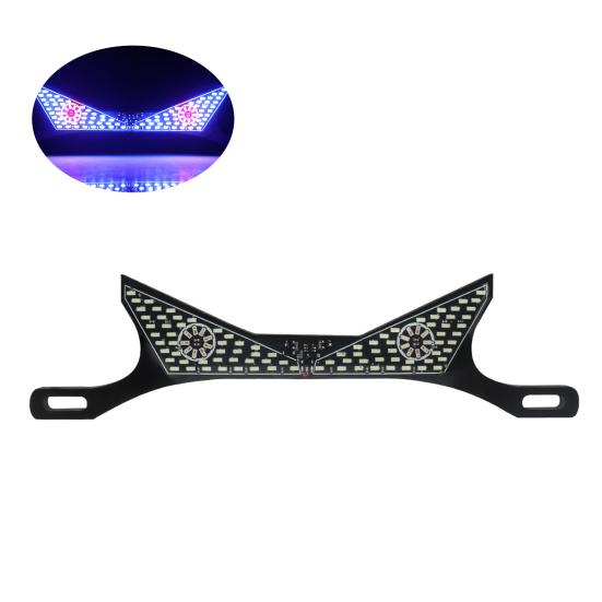 Motorcycle License Plate Screw Light with Demon Eye Shape Rear Taillights