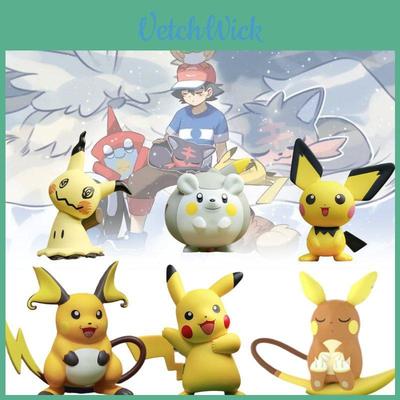 Cute Pokmon Pikachu Character Collectible Figurine Perfect For Desktop Display