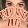 7 Pairs of Thick Fried Hair Models, Natural Curled Eyelashes, European and American Exaggerated False Eyelashes 2026
