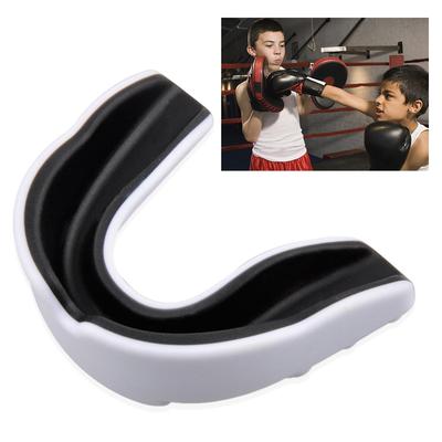 Kinder Boxen Zahnschutz mit Aufbewahrungsetui Mundschutz Zweifarbig Sport Mundschutz für Boxen MMA Kickboxen Muay Thai