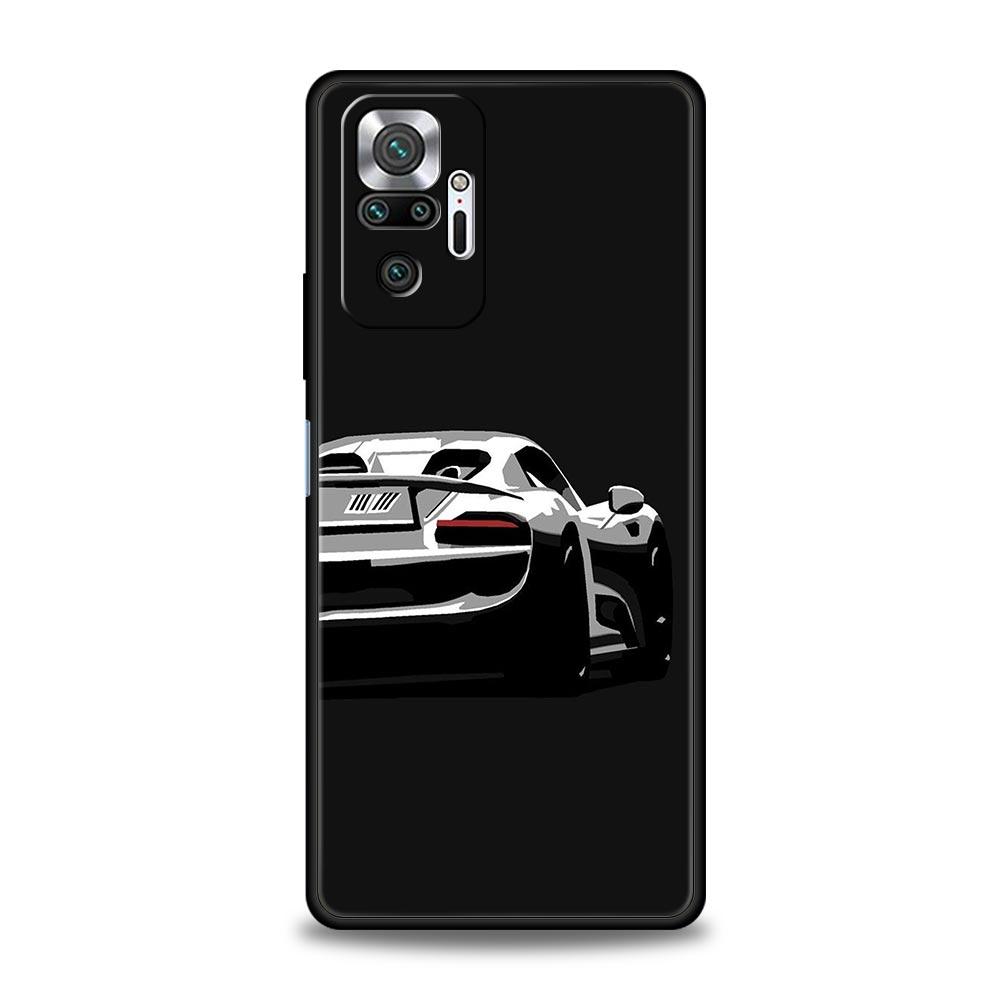 Phone Case For Xiaomi Redmi Note 14 13 12 5G 9S 9 10 11 Pro Plus 4G 9T 14C 13C 12C 10C 9C 9A Soft Cover Super Car Sport