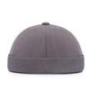 Trendy Retro Hip-hop Landlord Hat Melon Rind Hat Smooth Board Without Brim Tang Hat