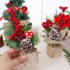 Artificial Simulation Plant Flower Red Berries Christmas Tree Home Decorations Garland DIY Supplies Holiday New Year Ornament