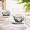 Nordic Ceramic Coffee Cup and Saucer Sets, Cappuccino Latte, Tazas Afternoon Tea Party, Home Drinkware, Gifts Decoration