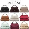 PO Smile Bag French Bolingen Niche Leather High-end Pleated Handbag Cross-body Female