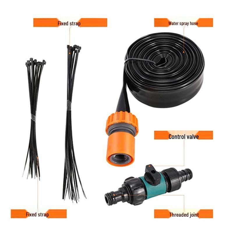12m Children's Trampoline Cooling Micro-spray Sprinkler Set