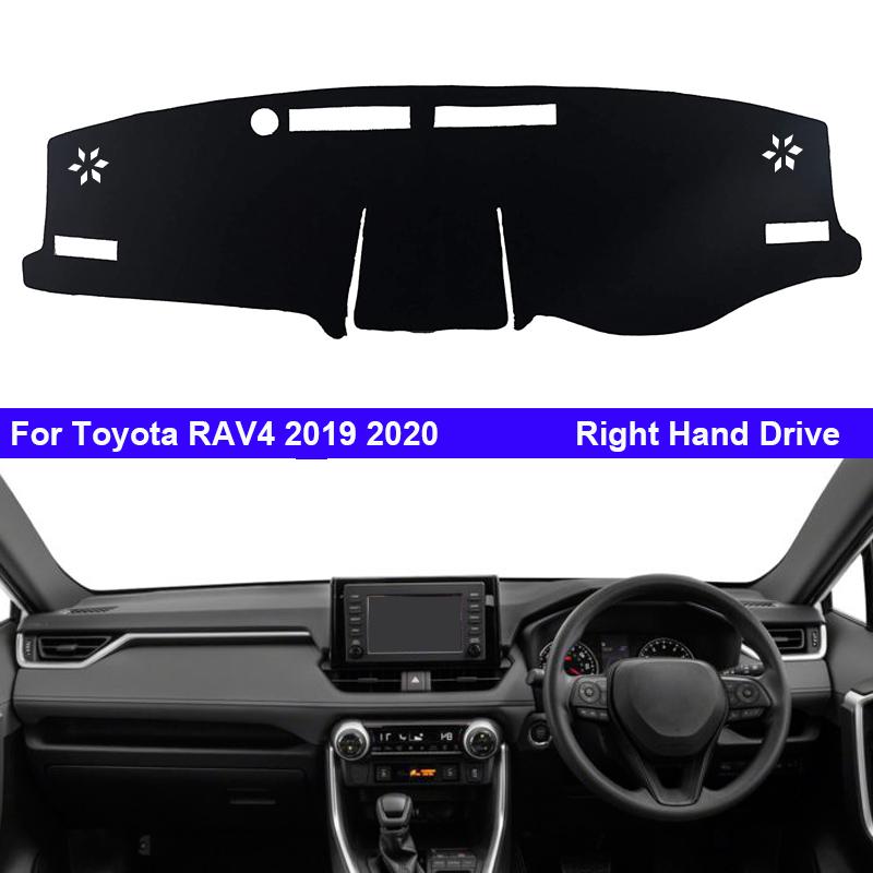 Car Inner Dashboard Cover For Toyota RAV 4 2019 2020 RAV4 Center Console Cover Protector Auto Dash Mat Carpet Sun shade Rug