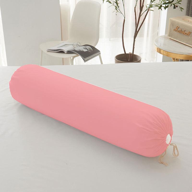 Jednobarevný válcový dlouhý povlak na polštář