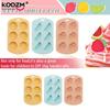 Watermelon Strawberry Lemon Shaped Silicone Mold DIY Flexible Easy Release Fondant Chocolate Gummy Pudding Molds
