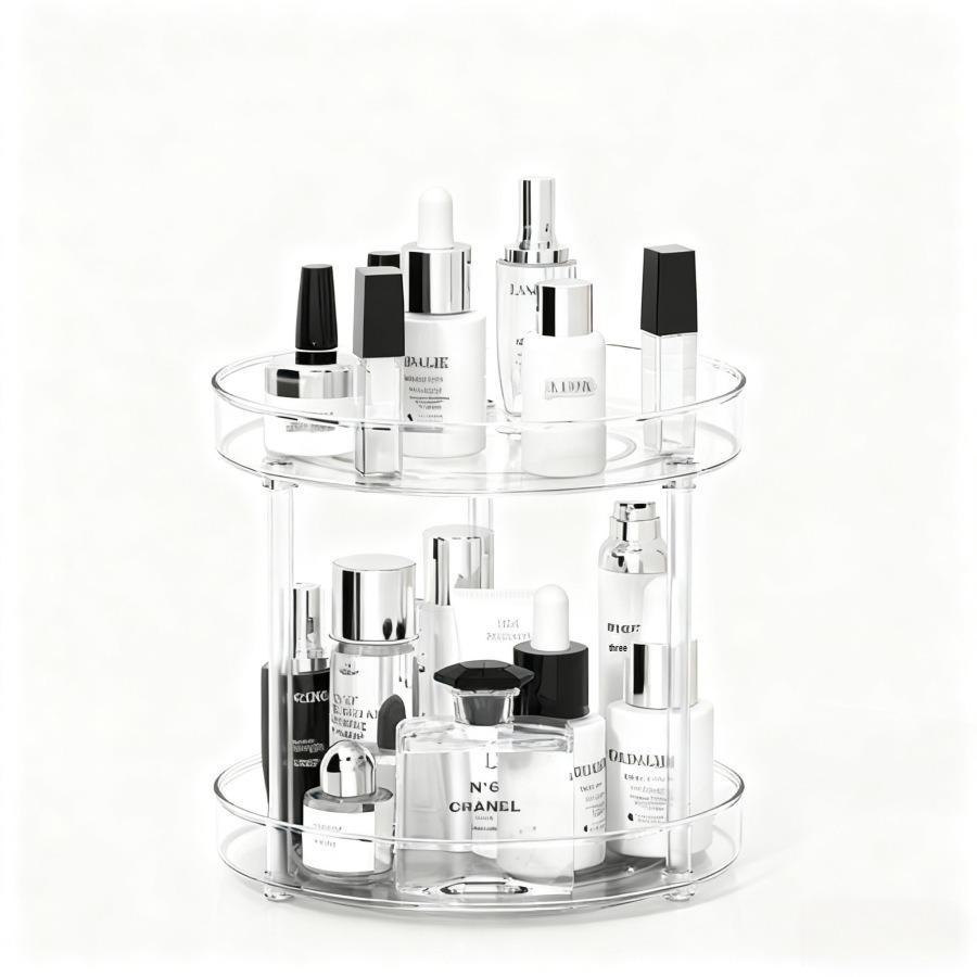 360° Rotating Kitchen & Bathroom Organizer for Spices and Skincare Products