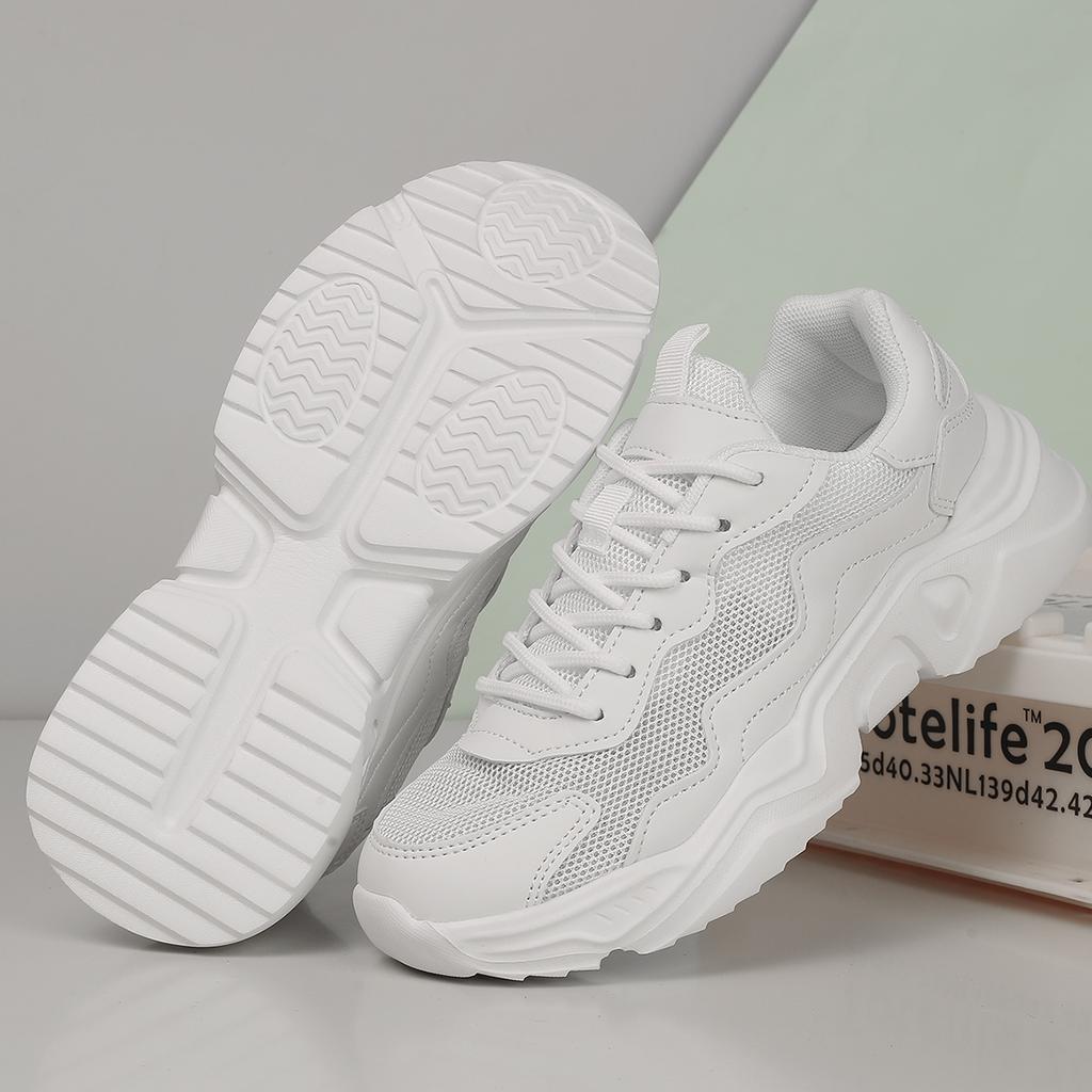 Dad Shoes Couple Style  New Four-Season Thick-Soled Black Shoes For Women Versatile Popular Casual Sports Shoes