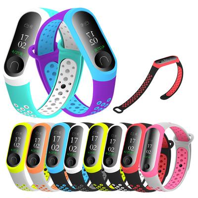 Uhr Band Smart Armband Mesh Doppel Farbe Armband Wasserdichte Uhr Armband Für Xiaomi Mi Band 3/4/5