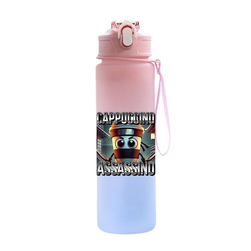 Tuang Tuang Tuang Printed 750Ml Water Bottle Anime Cartoon Large Capacity Drinking Cup Portable Outdoor Sports Water Cup Children Gift