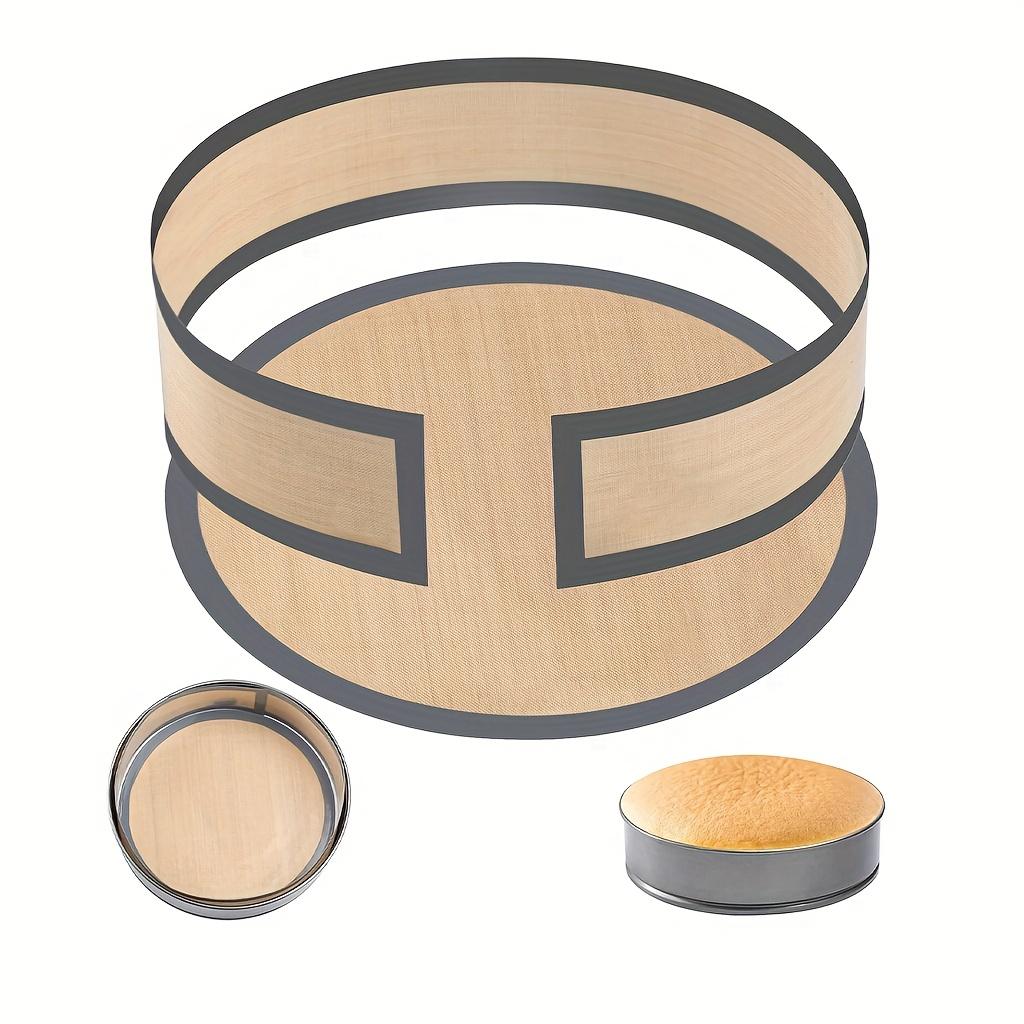 2pcs/set 9 Inch Silicone Baking MatsSilicone Baking Liners, Reusable Baking Dish Non-Stick Food Safe Silicone for Bakin