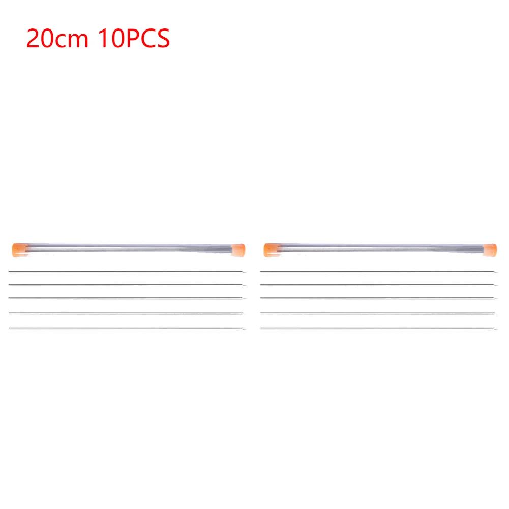 5-25Pcs Earthworm Hooking Needle Worm Baiting Needle Stainless Steel Worm Fishing Needle Fishing Rigging Needle Fishing Accessor
