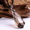 100% NATURAL smoky quartz crystal point Star of David handiwork
