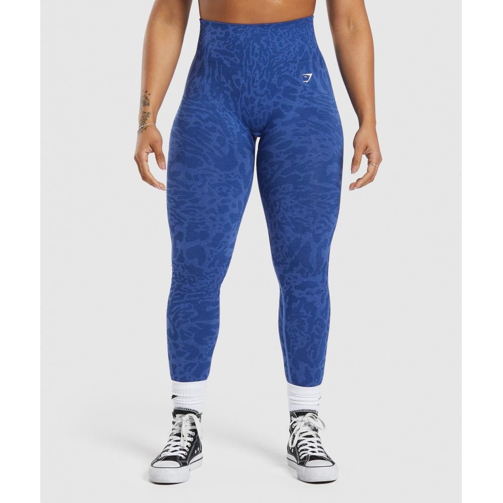 

Gymshark Бесшовные леггинсы Adapt Safari Wave Blue Iris Blue B6A8U UCRL