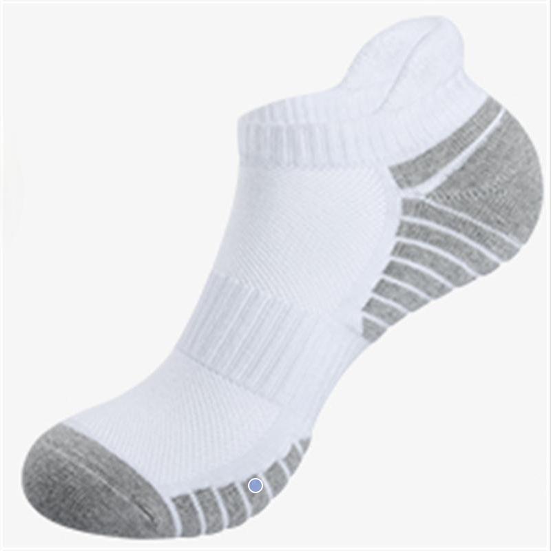 Men's Sweat-Wicking Cotton Sports Socks: Breathable, Mesh Design for Running, Hiking, Climbing, and Basketball