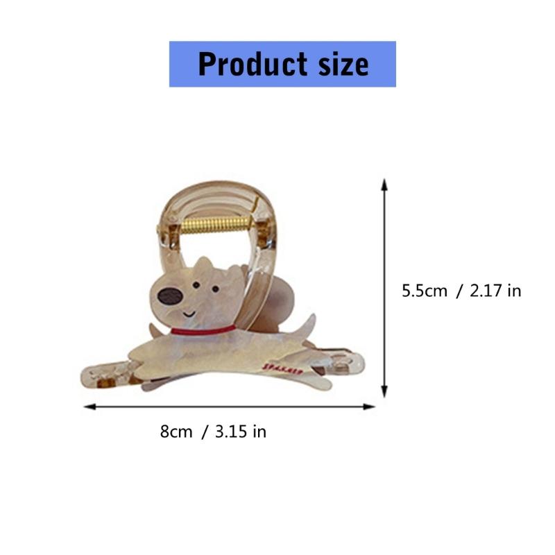Cute Cartoon Dog Hair Clip Claw For Girls And Women Hair Accesories For Sweet Style Outfits Adds Fun To Any Occasion