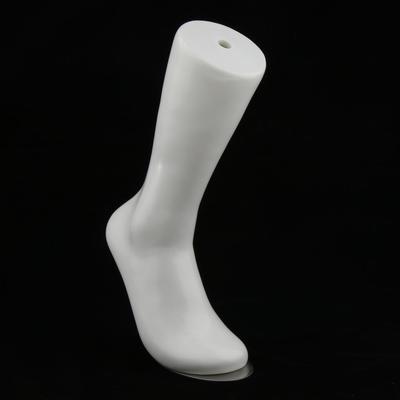 Männliches Fußmodell aus Kunststoff für die Präsentation von Schuhen, Socken und Fußkettchen (Saugdesign, Stahlplatte im Lieferumfang enthalten)