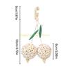 KX4B Pet Bird Straw Chew Toy Natural Molar Sphere for Cockatiel Conure