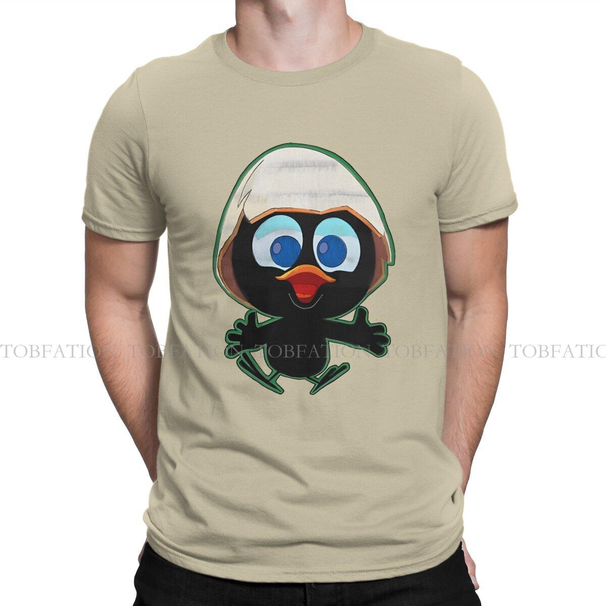 GUOYAN TOP Zijn Echt Te Oneerlijk T-shirt Voor Mannen Calimero Cartoon Animatie Kledingstijl T-shirt 100% Katoen Gedrukt Pluizig Cadeau 3XL