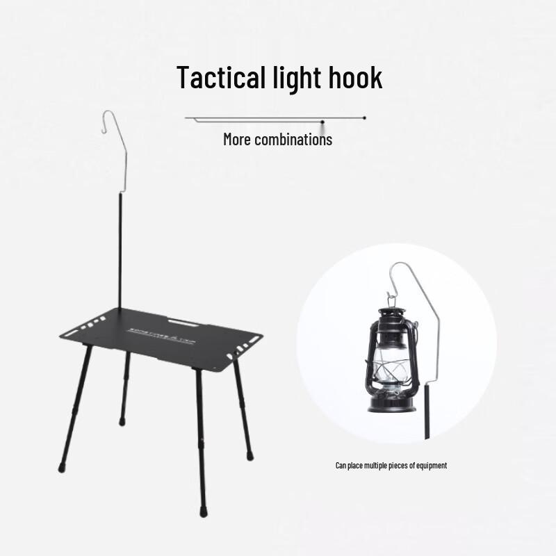 ZISIZ Portable Adjustable Folding Camping Table
