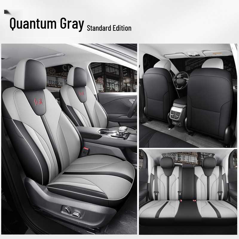 2025 Hongqi EQM5 Breathable Full Coverage Car Seat Covers, Special Fit for Model 610km PLUS.