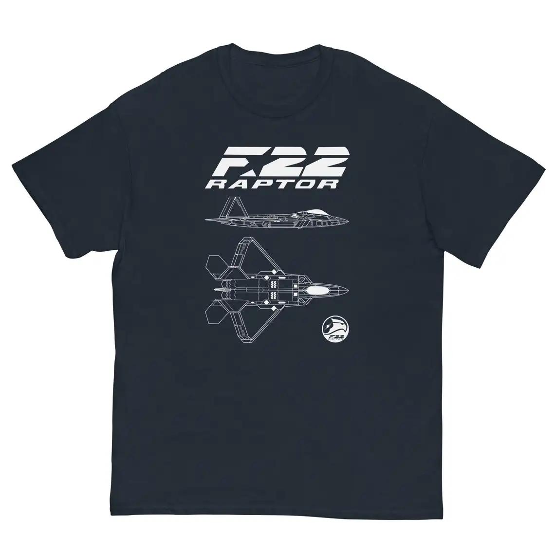

F22 Raptor Stealth Fighter Aircraft TShirt 100 Cotton ONeck Summer Short Sleeve Casual Mens Tshirt Size S3XL 4XL