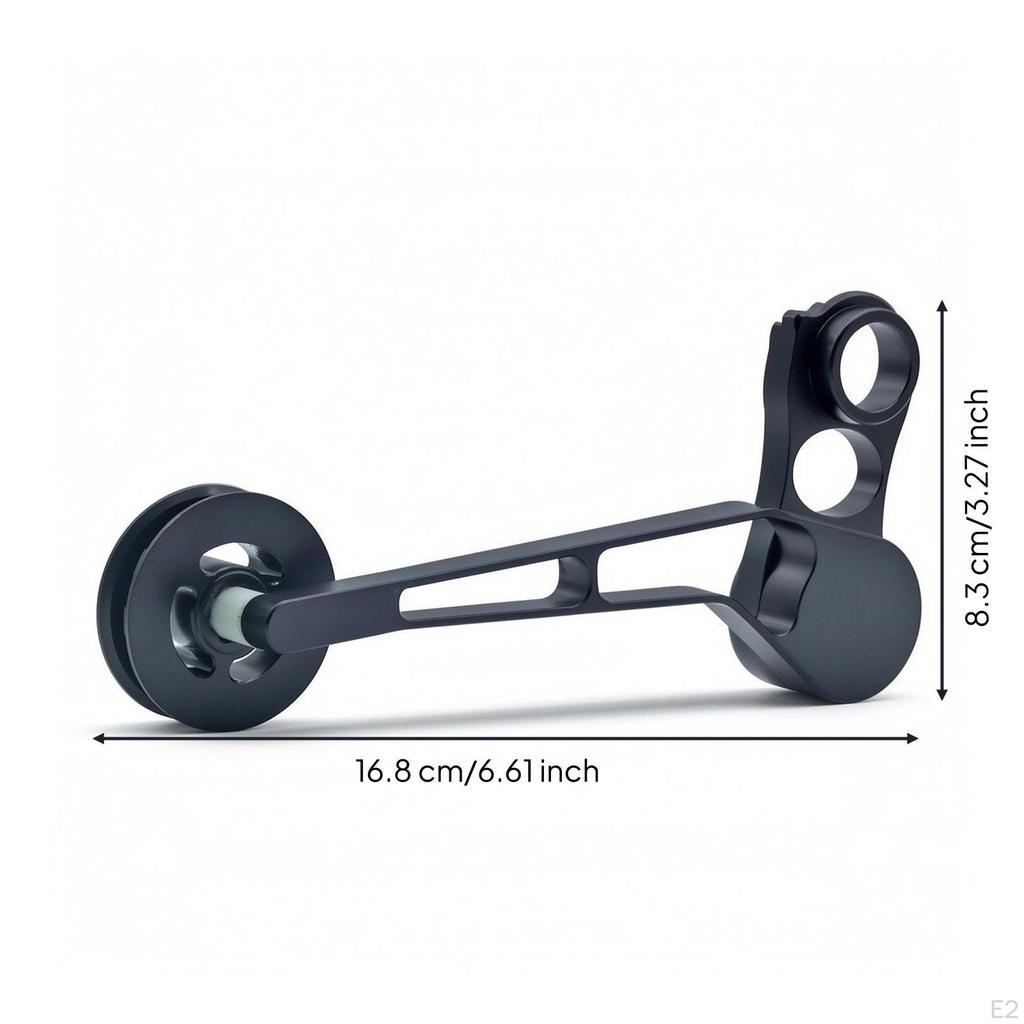 Derailleur Chain Tensioner with Pulley Aluminum Alloy Rear