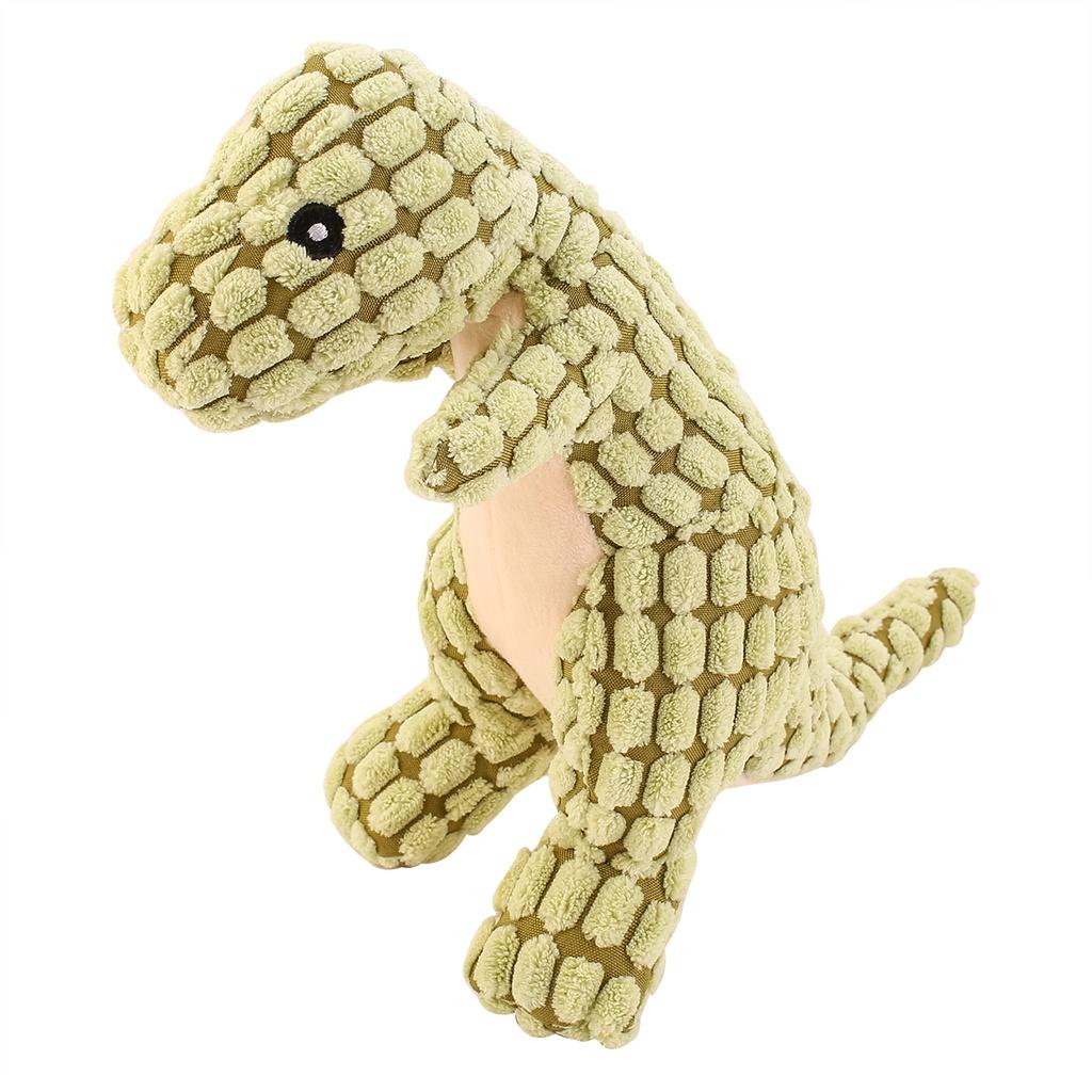 Sound-producing Plush Toy For Dogs And Cats Helps With Teeth Cleaning And Reduces Destructive Behavior Green зелёный