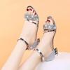 Fashion Designer Korea Open Toe Women's Sandals Outdoor Ladies Shoes on Offer Sales New Breathable Fashion Vintage Footwear Wholesale