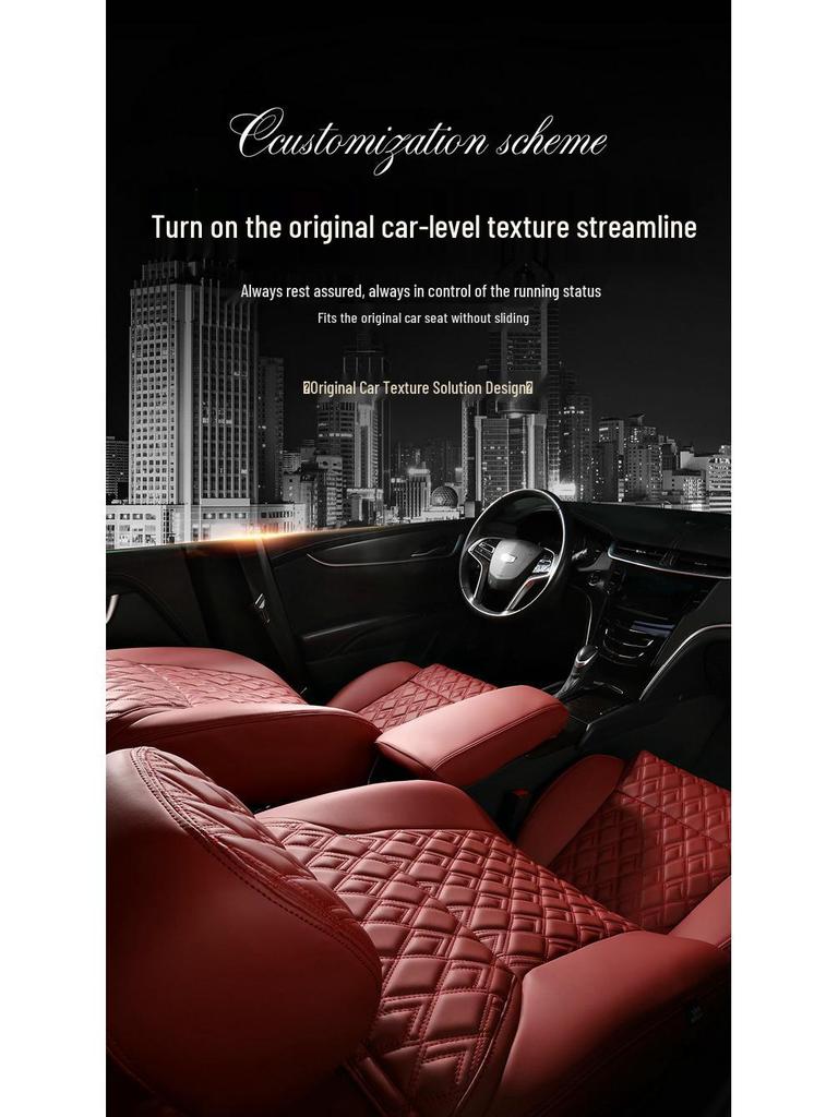 Fits 2023 Honda Inspire 1.5T/2.0L: All-Season, Universal, Full-Coverage Car Seat Cushion Cover