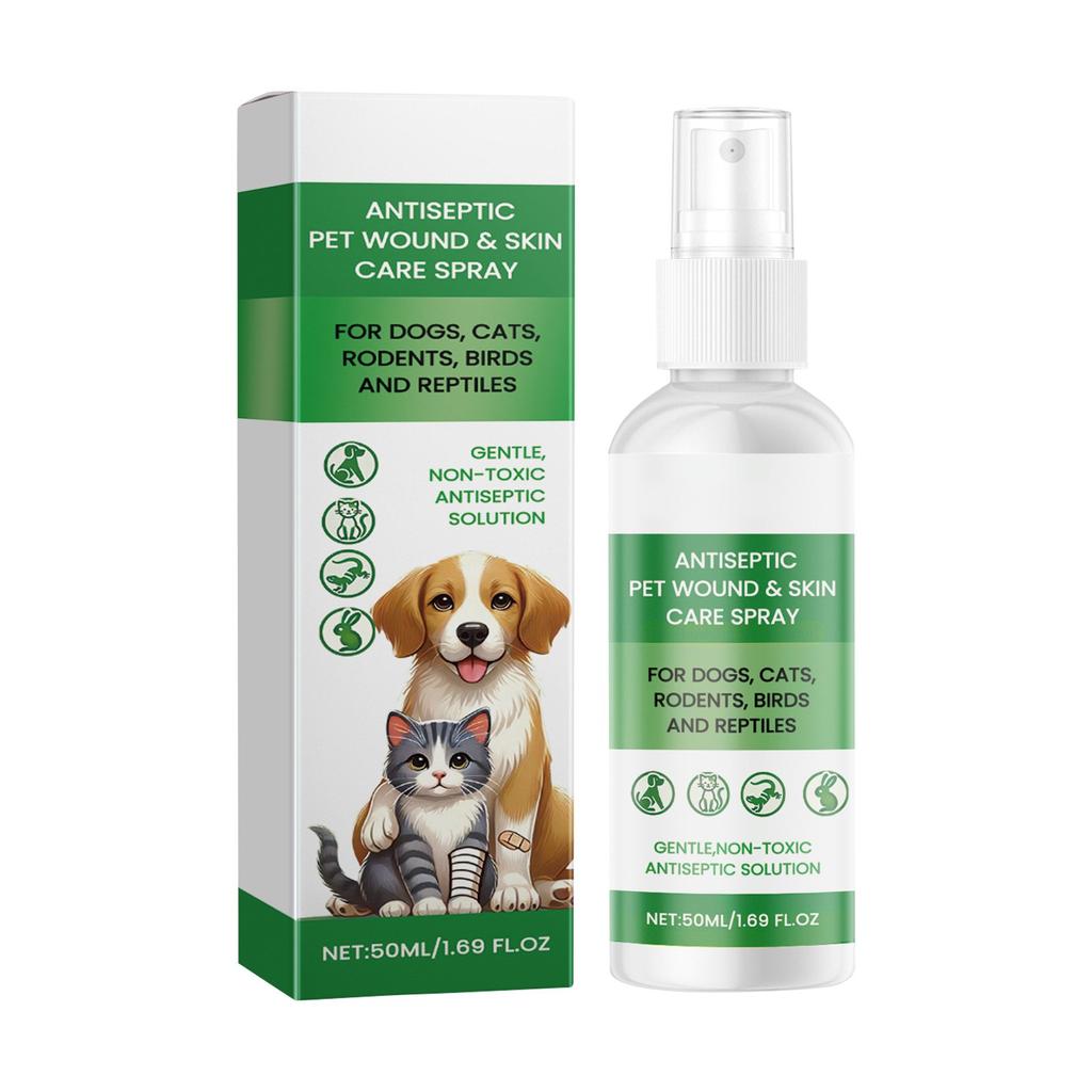 Pet Wound & Skin Care 50ml Pet Skin Soothing Spray Relieves Skin Redness And Swelling, Suitable For Dogs, Cats