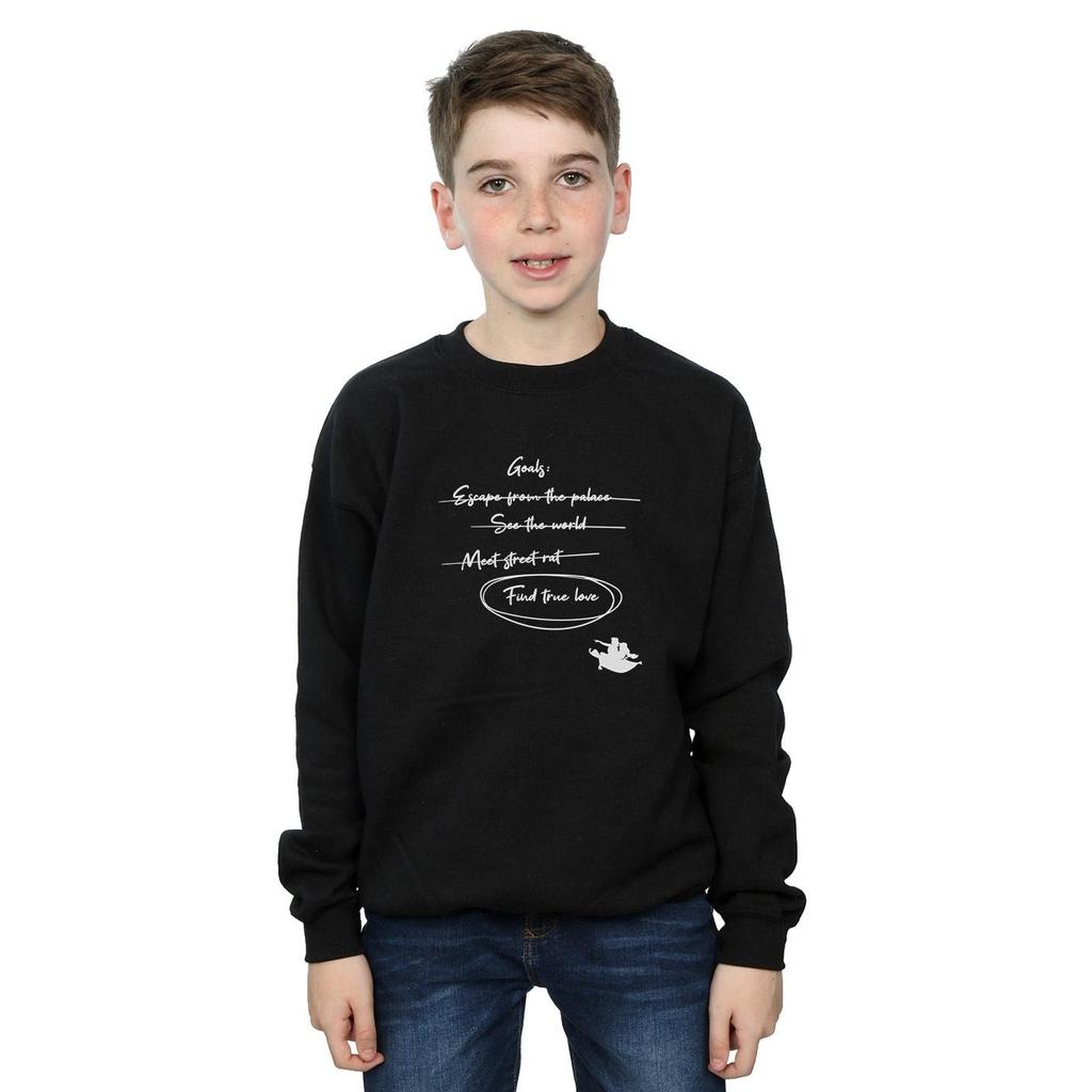 Disney Boys Aladdin Jasmine Goals Sweatshirt