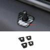 ABS Carbon Fiber Inner Door Lock Down Bolt Ring Trim For BMW 5 Series 2018-