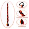 Women's Ethnic Tibetan Colorful Braided Dreadlocks and Cornrows Wig with Ponytail