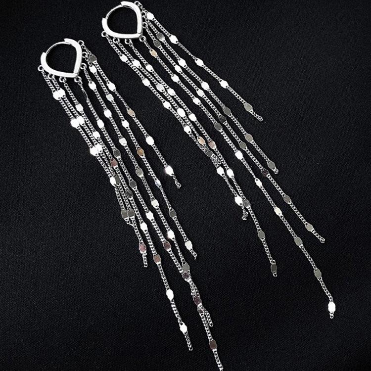 Senior Sense Kettenquaste Flussliebe Ohrringe Leichter Luxus Weiblich Ins-Stil Nischendesign Persönlichkeit Hundertfacher Trend Persönlichkeit Elegante Accessoires