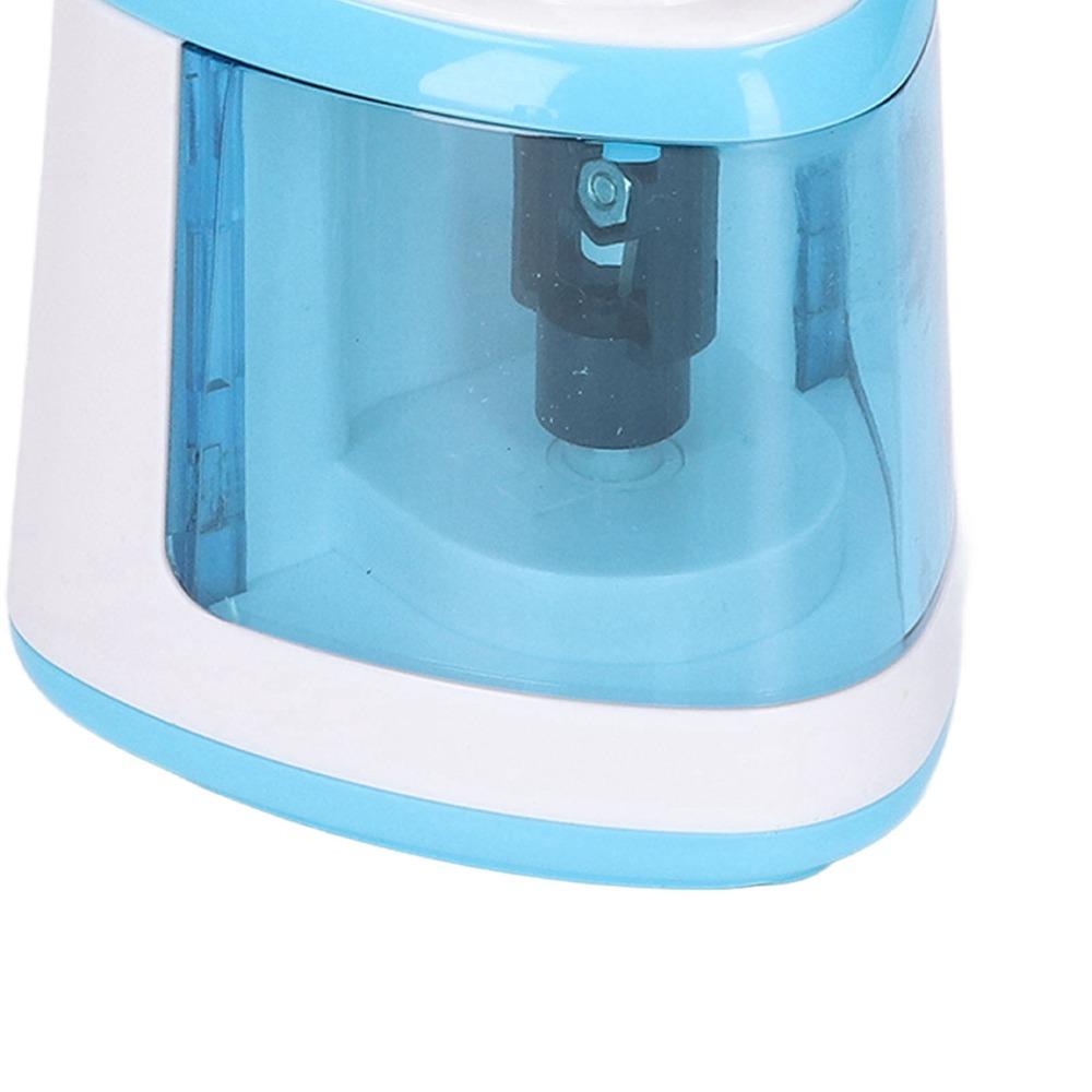 Blue Pencil Sharpeners Portable Pencil Trimmer Desk Stationery Student Daily Learning