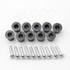 Click Post Shipping General Purpose Screen Bolt Silver 5mm Cowl