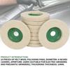 Polishing Pads Wool Felt Polishing Pad Disc 100mm Angle Grinder Buffing Pads For Glass Metal Polish Repairing Tool