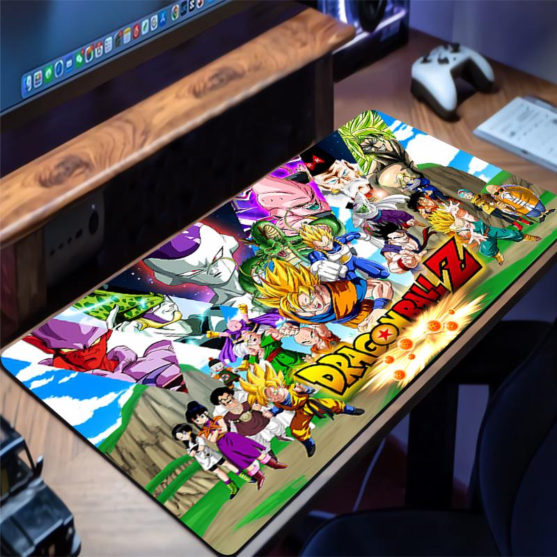 Mouse Pad Gamer Notebook Games Cool Dragon Ball DBZ Mouse Pad XXL Keyboard Pad Large Mousepad Mouse Mat Gaming Desk Mat Rug