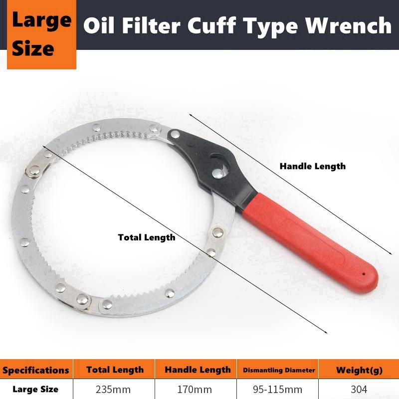 Xiaomi Adjustable Strap Opener Chain Oil Filter Belt Wrench Puller Spanner Cartridge Disassembly Repair Tool Motorcycle Car Accessories