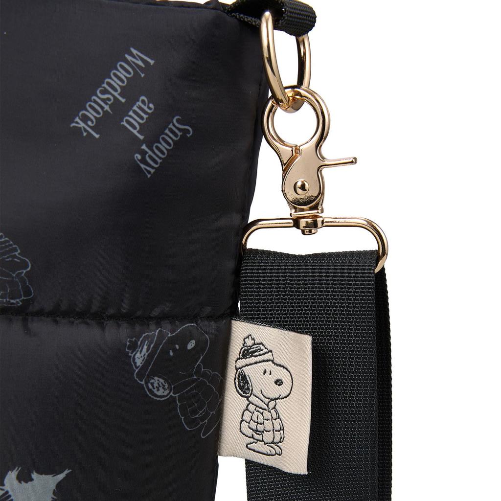 Snoopy 2-Way Tote Bag 6100 PN180. Black Down