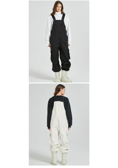 Waterproof and Warm Ski Bib Pants for Men & Women - Durable Outdoor Wear for Skiing