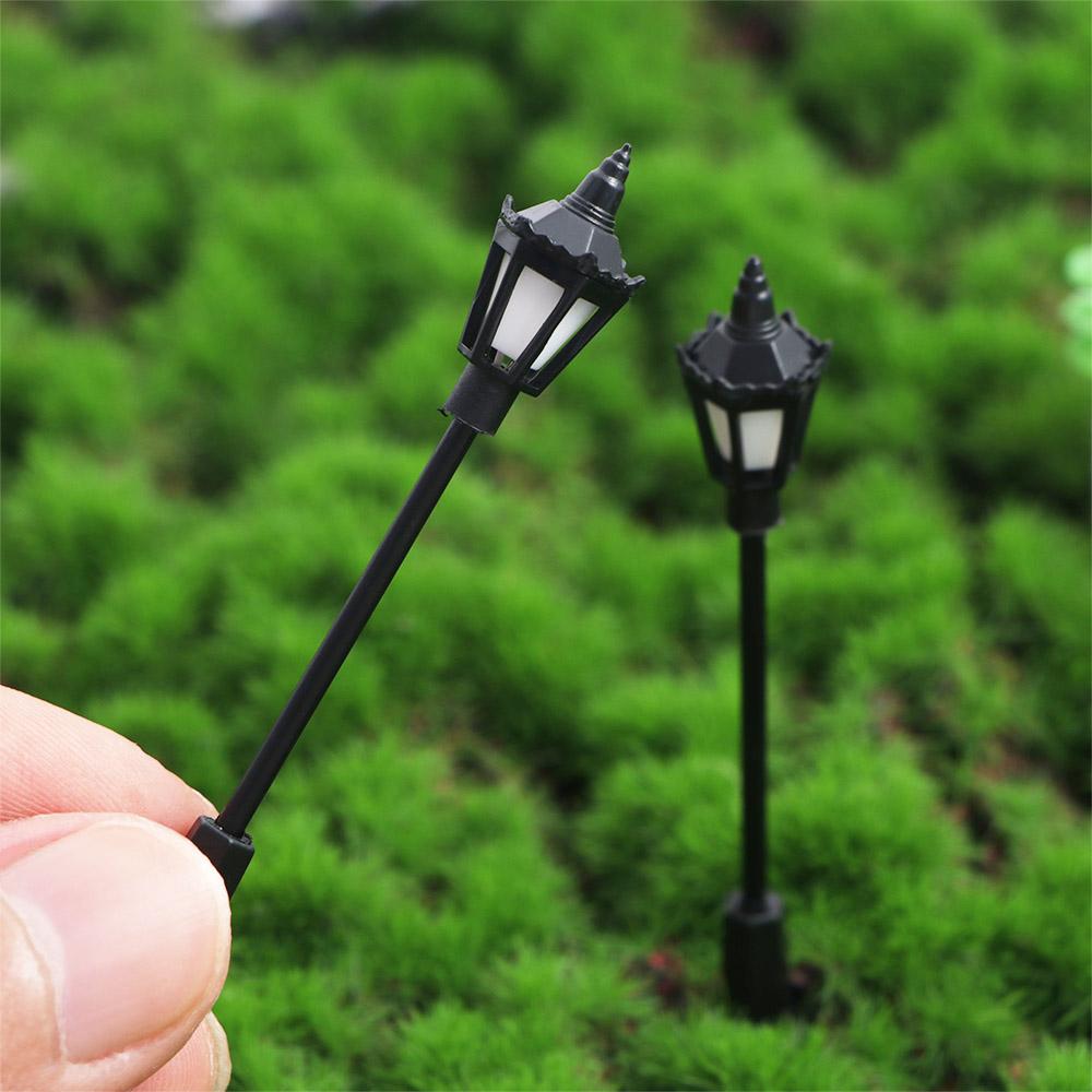 DIY Ornaments Outdoor Decorative Landscape Lights 1:100 Scale Lights Model Garden Street Lamp