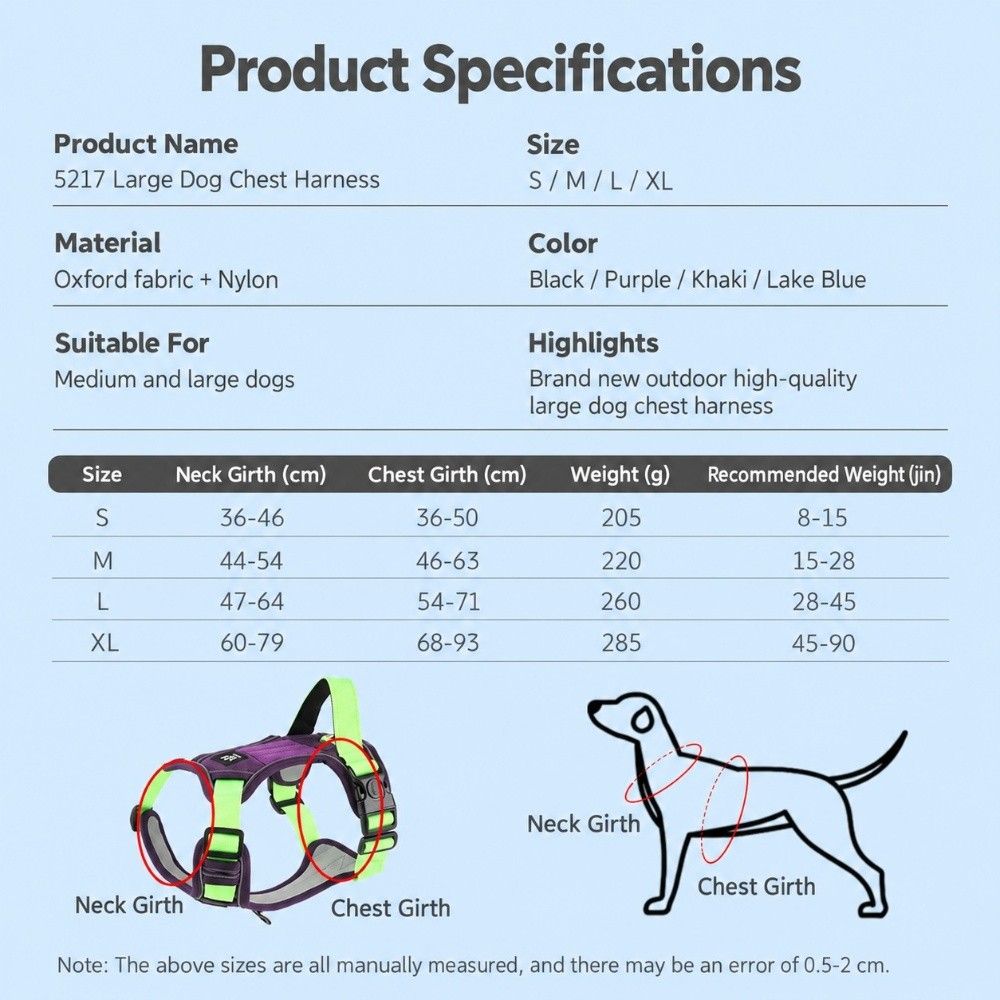 Adjustable Strap Tactica Vest Breathable Lining Dog Harness and Leash Set for Medium Large Dogs
